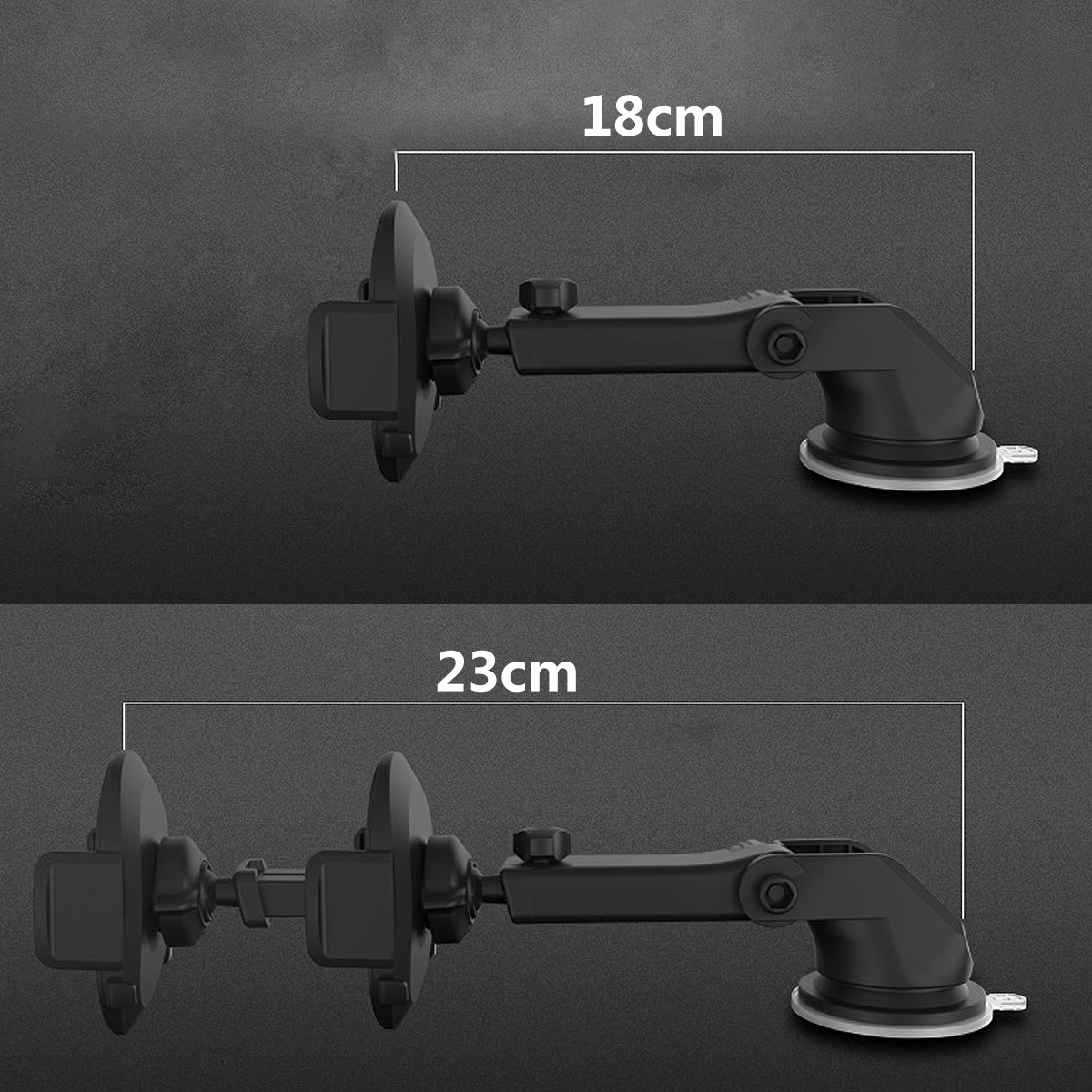 Innantiauto Telescopic Car Phone Holder Mount with Dashboard Suction Cup